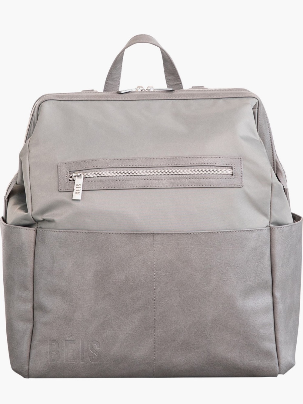 BEIS Gray Baby Bag Backpack